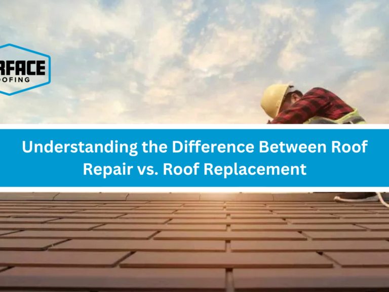 Comparison of roof repair and replacement with benefits