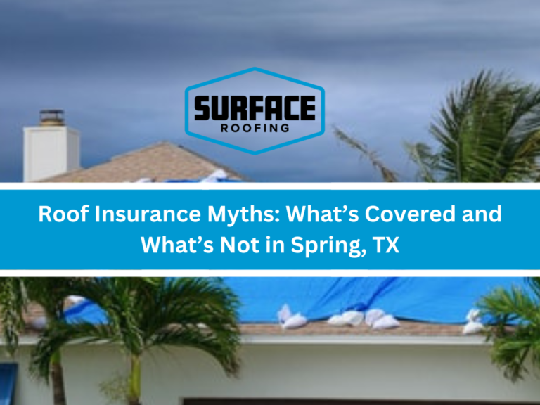 Roof Insurance Myths Whats Covered and Whats Not in Spring TX